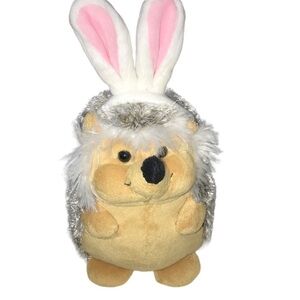 Easter Bunny Ears Hedgehog Gray White Frankford Hedgehog 7" Plush
Stuffie